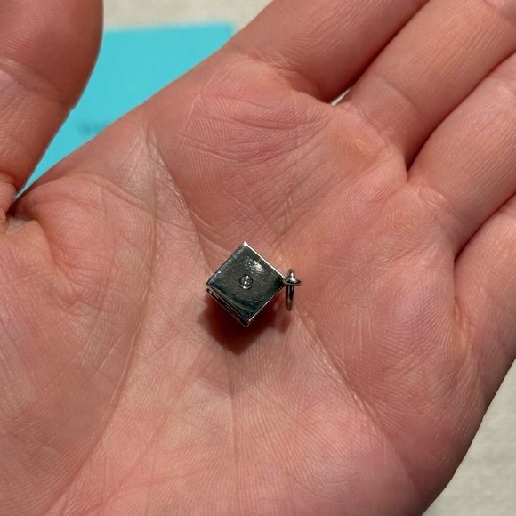 Tiffany & Co. Atlas Cube 925 silver cube charm - Picture 8 of 8